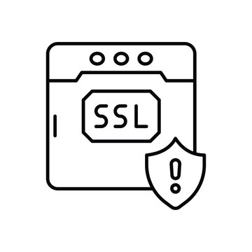 Ssl Certificate vector icon