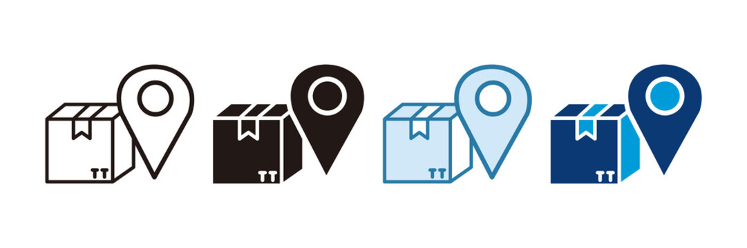 Package Tracking Icon Set Multiple Style Collection