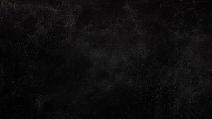 Aged grungy black surface with subtle scratches, dust, and white grain texture. Vector, illustration.