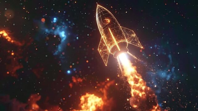 Geometric Rocket Launching into Space A Modern Vision of Exploration and Innovation