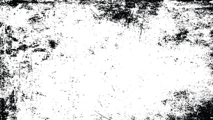 Grungy distressed texture overlay with scratches, dust, and worn effect. isolated on white background, Vector, illustration.
