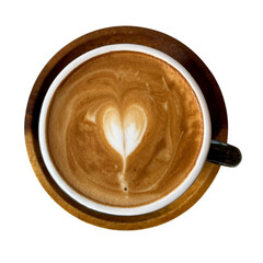 cup of coffee with heart