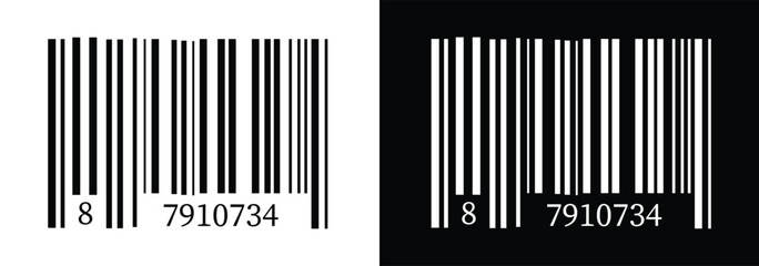Damaged barcodes, crumpled QR code labels, product ID stickers with torn edges. Serial number badges, inventory barcode with peeling corner, pricing tags, ripped off package tracking codes vector set