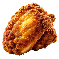 Crispy, golden fried chicken pieces glistening and ready to eat