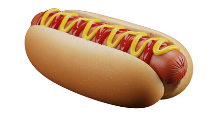 Hot Dog with Condiments sausage mustard