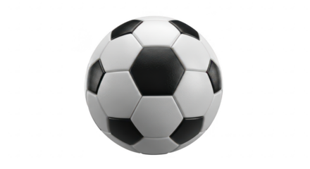 Soccer ball on black background football sport