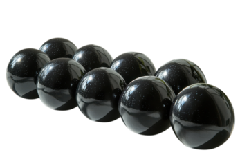 Mysterious Orb Collection Sparkling Aventurine Glass Balls on Dark Void Abstract Crystal Decor Art