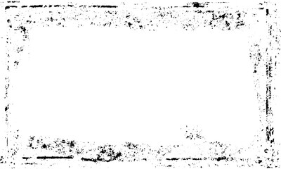 Abstract grunge border texture with distressed frame effect, Old vintage grunge frame background with rough textured border