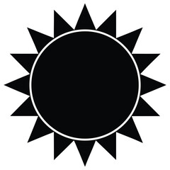 eclipse icon on white background