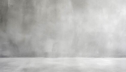 Empty Concrete Wall and Floor Texture Background with Copy Space