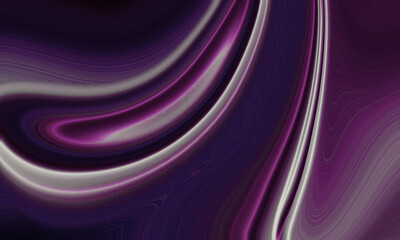Elegant purple abstract flow with silver highlights for luxury design projects