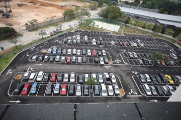 A picture of view full car parking