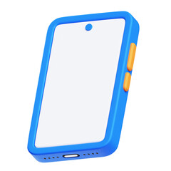 3D Icon of Smartphone Device Modern Mobile Technology