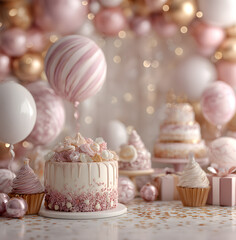 birthday party or holiday background