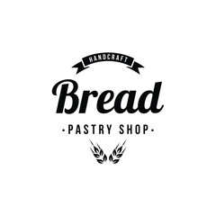 Delicious and tasty organic Fresh Baked Bakery Shop Logo design retro vintage.Logo for bakery shop, label or badge, business.