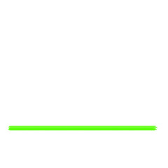 Obraz premium A horizontal neon green line across a plain white background, symbolizing a simple, striking graphic element