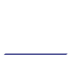Obraz premium Minimalist dark blue horizontal straight line element. Simple thin graphic divider or underline isolated on a white background for design