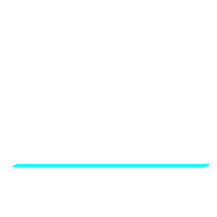 Obraz premium Minimalist graphic design element featuring a bright cyan horizontal line on a white background, perfect for a modern web banner or divider