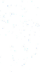 Sparkling Confetti Illustration with Bright Glitter Transparent Background