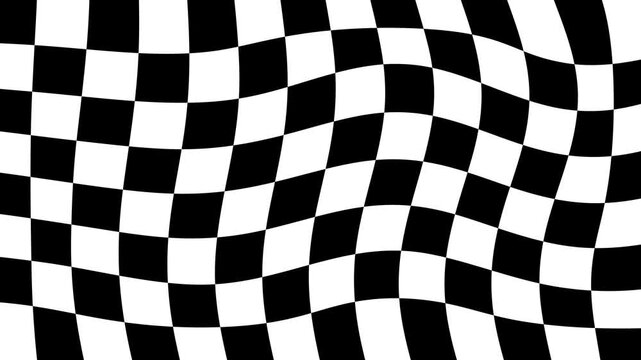 Checkerboard pattern background animation &mdash; seamless geometric loop