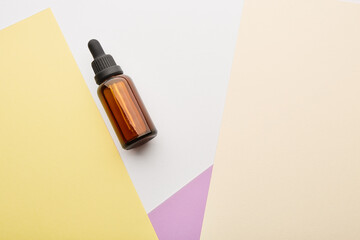 Serum vial catalogue, banner, ads creative template.