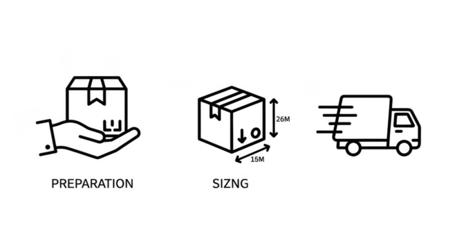 Package process from prep to delivery
