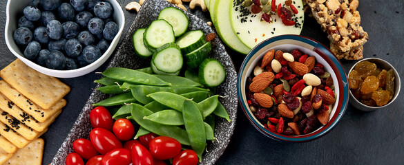 Healthy snack concept. Healthy lifestyle.