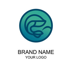 logo shrimp template design v...