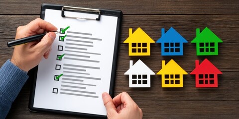 Comprehensive real estate investment checklist for buying a home mortgage management and property analysis online