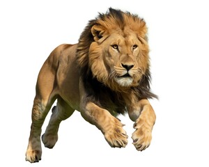 Obraz premium Lion with transparent background