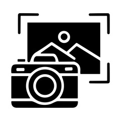 Photo Capture icon or logo isolated sign symbol vector illustration - high quality black style vector icons