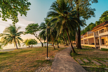 The Lonely beach on Koh Chang island in Thailand