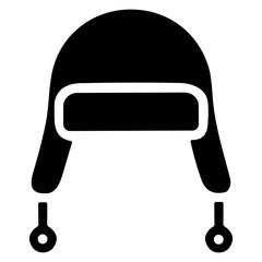 winter hat icon or logo isolated sign symbol vector illustration - high quality black style vector icons