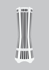 Vector of Tabung Haji building in Malaysia.