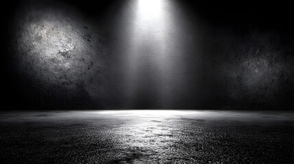 Plain Solid absolutely Black colour background empty space for background of studio room and display ad or product or website template.