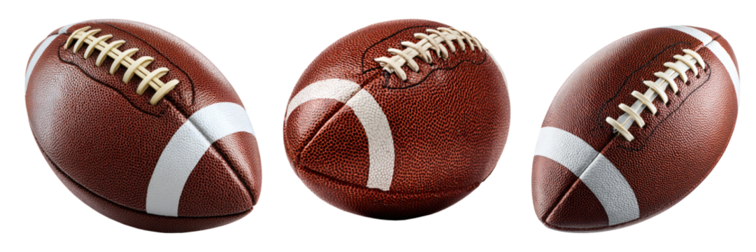 american football isolated on transparent background - Powered by Adobe