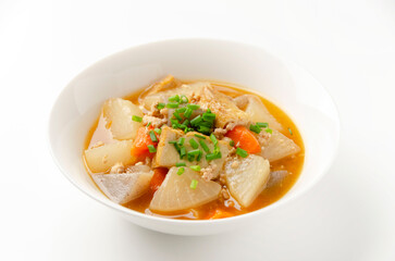 根菜と厚揚げの煮物