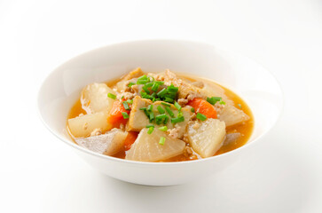 根菜と厚揚げの煮物