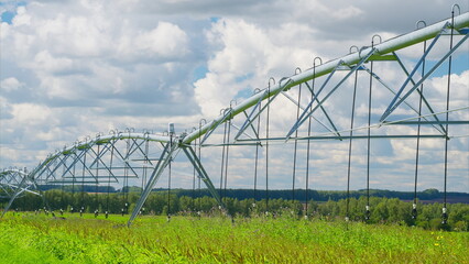 The Modern Irrigation System Implementation in Agricultural Landscapes Enhances Productivity