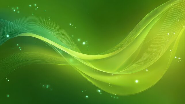 Lime and forest green abstract backdrop ideal for corporate presentations and marketing visuals