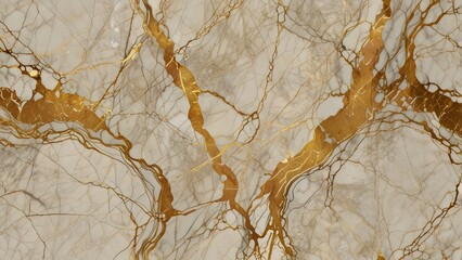 Luxury Gold Veined Marble Texture