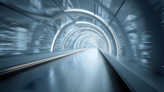Dynamic technology transport tunnel experience futuristic location hd visual environment