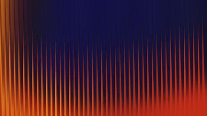 Vertical ribbed texture with blue and orange gradient