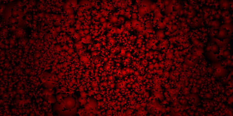 A seamless red binary code pattern with a digital heart motif creates a vibrant texture and vector backdrop for love and valentine themes