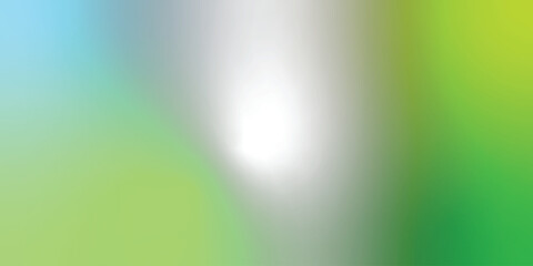 Soft Abstract Gradient Background in Fresh Nature Colors (Blue, Teal, and Green)