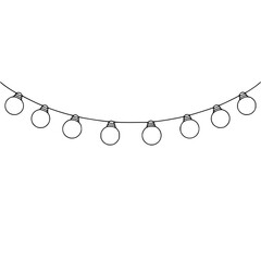  Christmas lights hanging gracefully