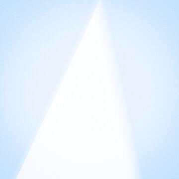 blue spotlight on a white background