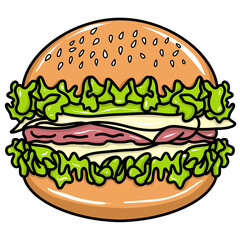 Humberger Vector Food 