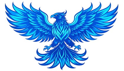 Fototapeta premium vector illustration of an eagle Tattoo