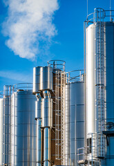 modern industry silo in austria